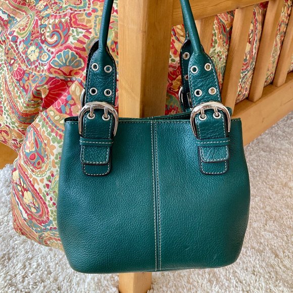 tignanello teal purse